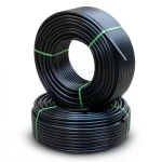 أنابيب HDPE PE 80 ضغط 4.8 بار قطر خارجي 125 مم سمك 7.1 مم لون أسود