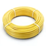 أنابيب HDPE PE 80 ضغط 4.8 بار قطر خارجي 40 مم سمك 2.3 مم لون أصفر