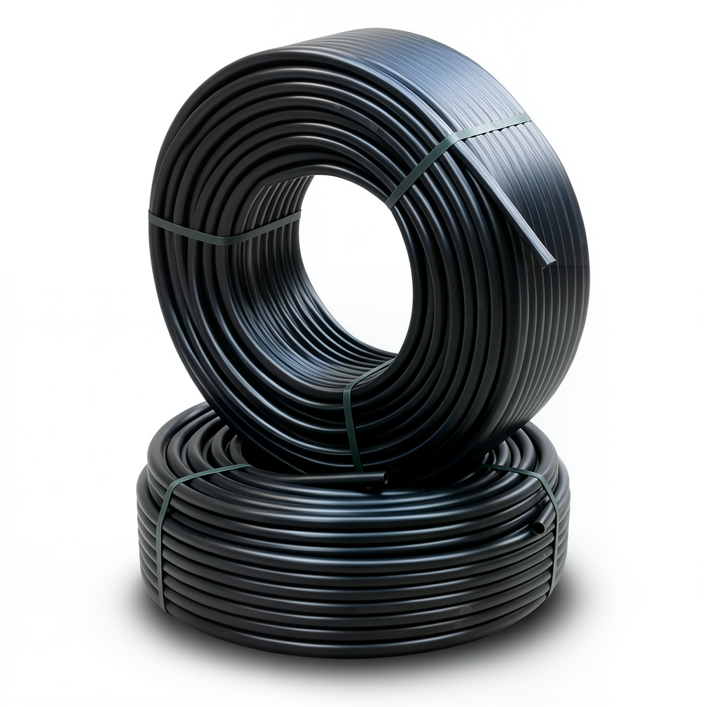 أنابيب HDPE الراجحي PE 80 ضغط 4.8 بار قطر خارجي 20 مم سمك 2.3 مم لون أسود