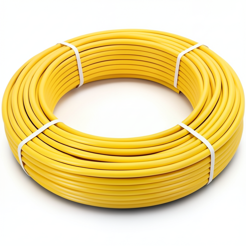 HDPE Pipes PE 80 Pressure 4.8 Bar Diameter 50 mm Thickness 2.9 mm Yellow