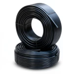 HDPE Pipes PE 80 Pressure 4.8 Bar 25 mm OD Thickness 2.3 mm Black