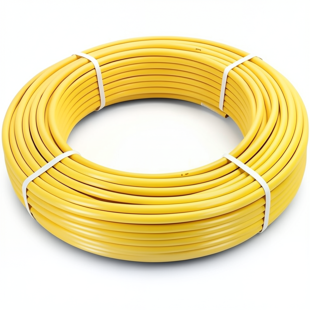HDPE Pipes PE 80 Pressure 4.8 Bar Outside Diameter 16 mm Thickness 2.3 mm Yellow