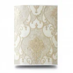 Italian Wall Decoration Beige Color, Length 10m, Width 1.06m, Model 85053