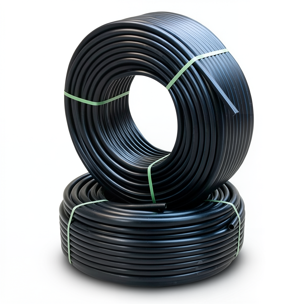 أنابيب HDPE PE 80 ضغط 4.8 بار قطر خارجي 40 مم سمك 2.3 مم لون أسود
