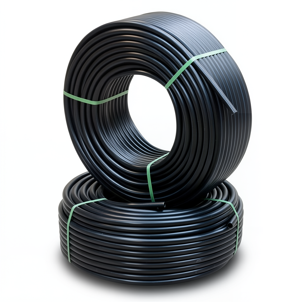 أنابيب HDPE PE 80 ضغط 4.8 بار قطر خارجي 63 مم سمك 3.6 مم لون أسود