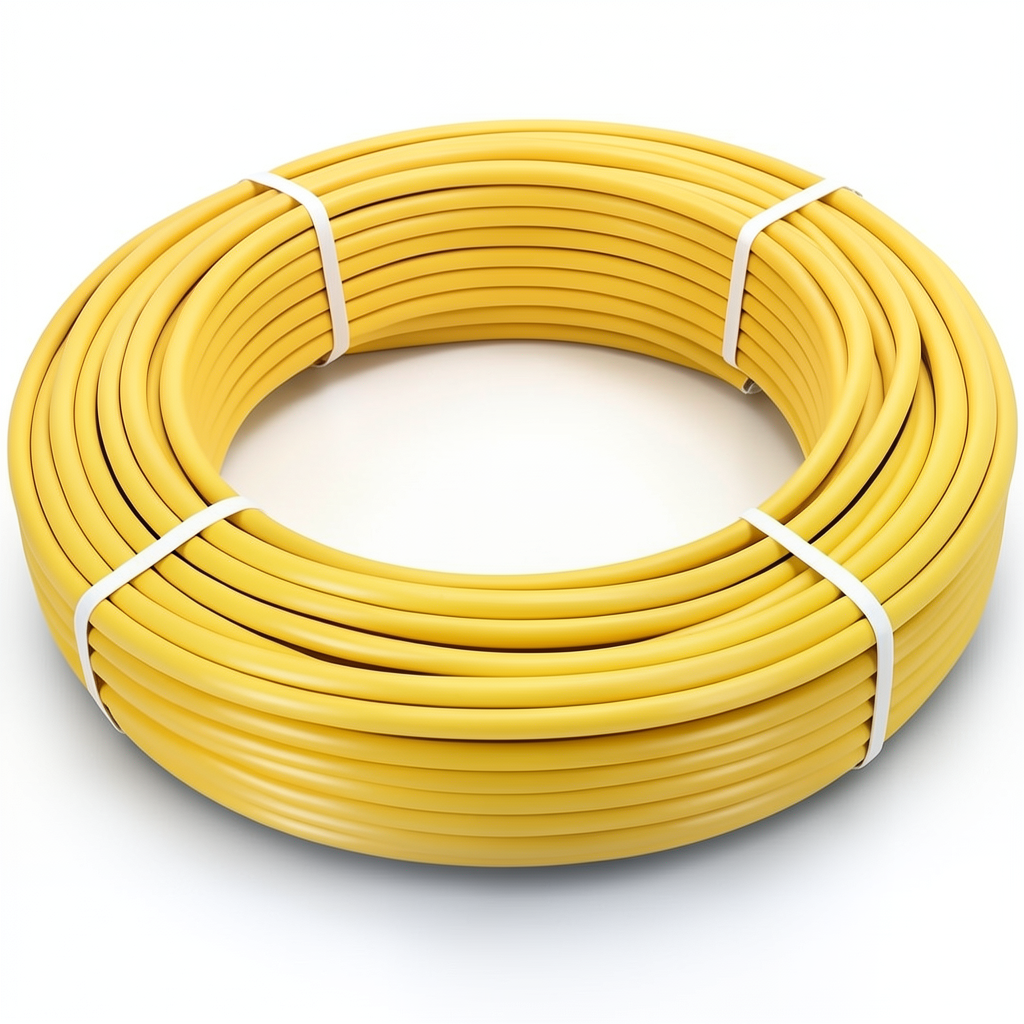 HDPE Pipes PE 80 Pressure 4.8 Bar 110 mm Diameter 6.3 mm Thickness Yellow