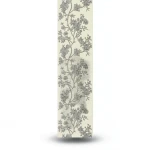 Patterned Wall Paper 10m×0.70m Beige with Gray Color, Model 12066