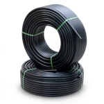 HDPE Pipes PE 100 Pressure 10 Bar 20 mm Diameter 3 mm Thickness Black