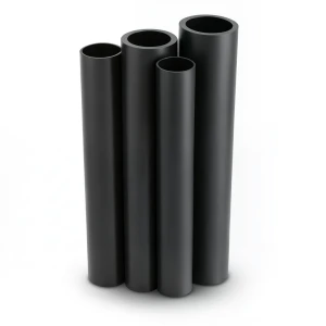 أنابيب HDPE PE 80 ضغط 4.8 بار قطر خارجي 140 مم سمك 8 مم لون أسود