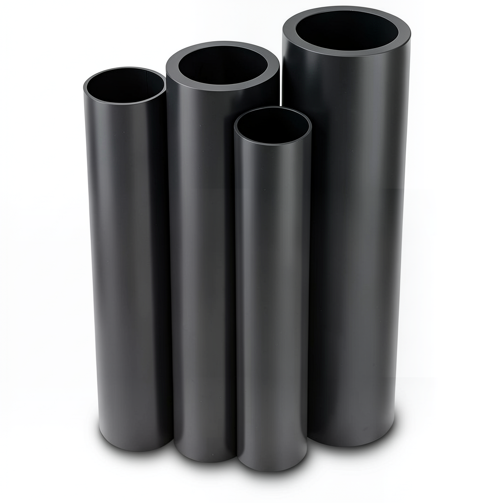 Al-Rajhi HDPE Pipes PE 100 Pressure 10 Bar Outside Diameter 140 mm Thickness 12.7 mm Black