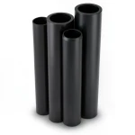 أنابيب HDPE PE 80 ضغط 4.8 بار قطر خارجي 160 مم سمك 9.1 مم لون أسود