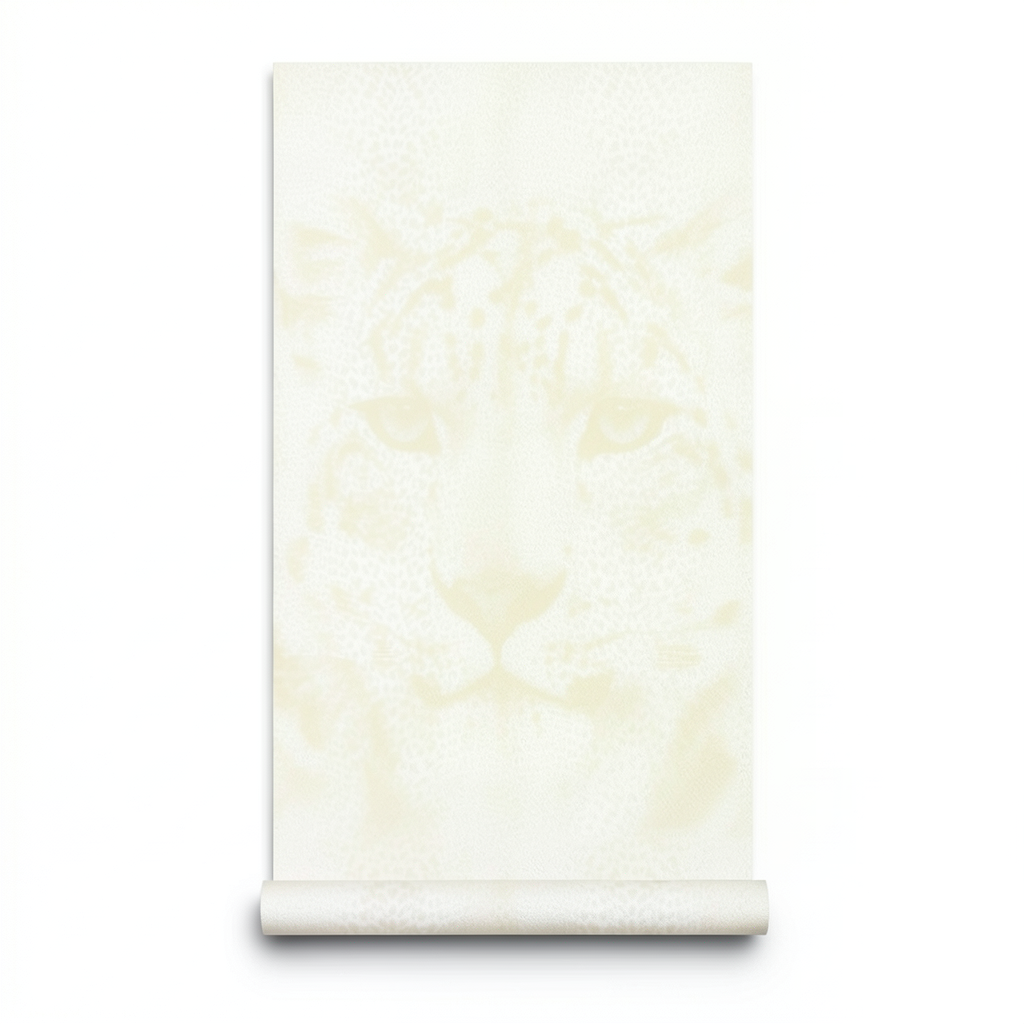Patterned Wallpaper 10m×0.70m Cream Color, Model 12071