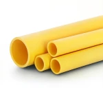 HDPE Pipes PE 100 Pressure 6 Bar Outside Diameter 315 mm Thickness 17.9 mm Yellow