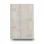 Patterned Wallpaper, light brown with beige Color, Length 10m, Width 1.06m, Model 5839  