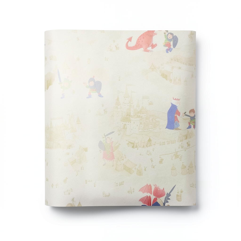 German Wallpaper Youth and Children 10m x 0.53m Beige, Model 297713