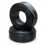 أنابيب HDPE الراجحي PE 63 ضغط 6 بار قطر خارجي 125 مم سمك 7.1 مم لون اسود