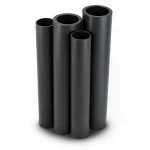 Al-Rajhi HDPE Pipes PE 63 Pressure 6 Bar Outside Diameter 225 mm Thickness 12.8 mm Color Black