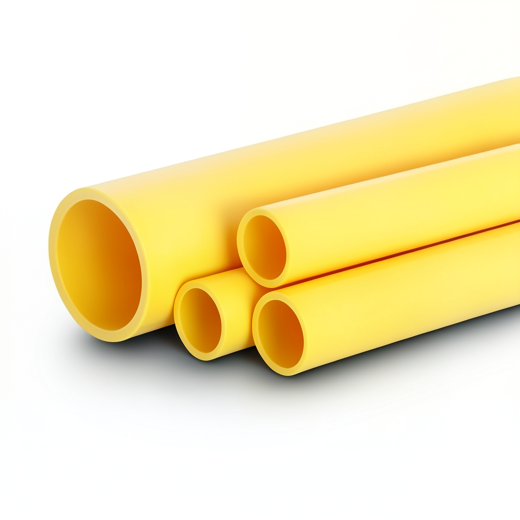 أنابيب HDPE الراجحي PE 80 ضغط 4.8 بار قطر خارجي 160 مم سمك 9.1 مم لون أصفر