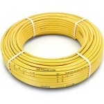 أنابيب HDPE PE 80 ضغط 4.8 بار قطر 110 مم سمك 6.3 مم لون أصفر