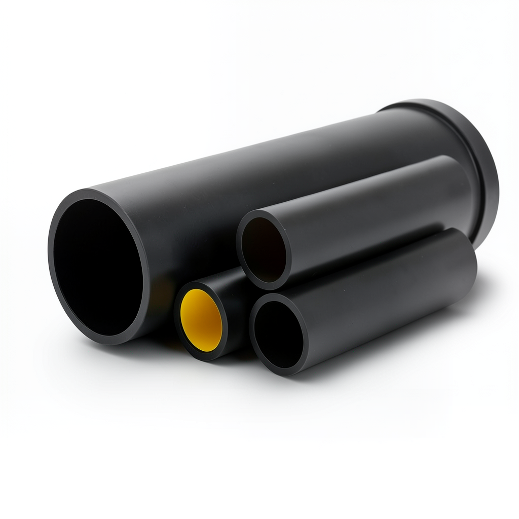 مواسير HDPE الراجحي PE 100 ضغط 6 بار قطر خارجي 180 مم سمك 10.3 مم لون اسود