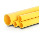 Al-Rajhi HDPE Pipes PE 80 Pressure 4.8 Bar Diameter 160 mm Thickness 9.1 mm Yellow