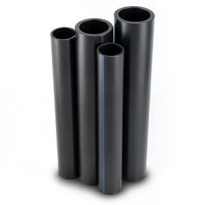 مواسير HDPE PE 100 ضغط 6 بار قطر 250 مم سمك 14.2 مم لون أسود