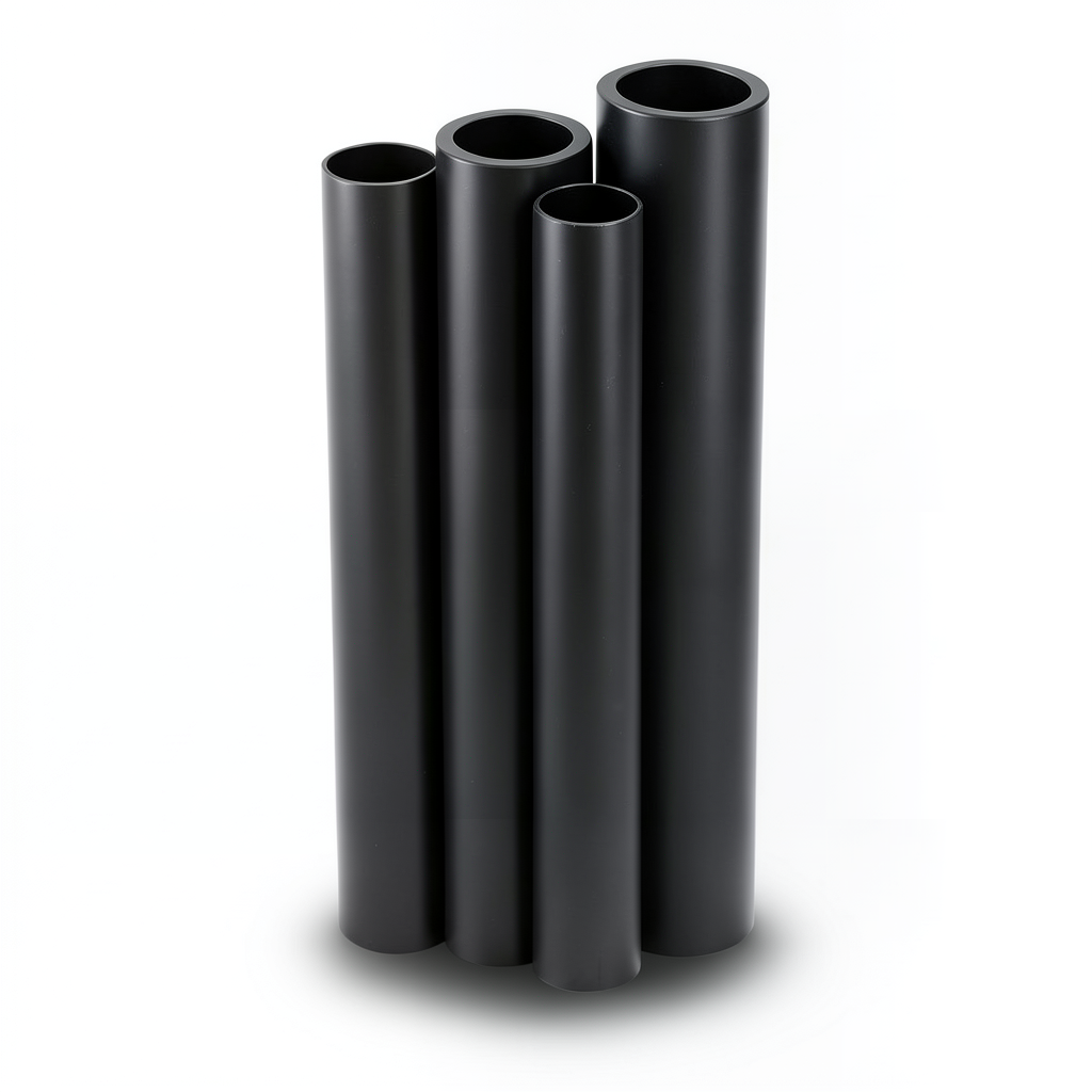أنابيب HDPE الراجحي PE 100 ضغط 10 بار قطر خارجي 140 مم سمك 12.7 مم لون أسود