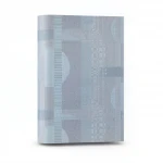 Patterned Wall Covering, Gray on blue Color, Length 10m, Width 1.06m, Model 5837  