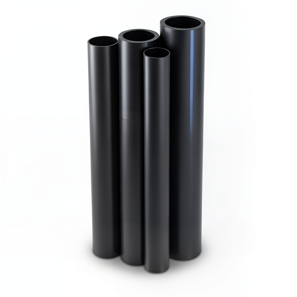 HDPE Pipes PE 100 Pressure 6 Bar Outside Diameter 315 mm Thickness 17.9 mm Black