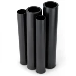 أنابيب HDPE PE 100 ضغط 6 بار قطر خارجي 500 مم سمك 28.4 مم لون أسود