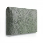 Patterned Wallpaper, Gray to green Color, Length 10m, Width 1.06m, Model Z21805 