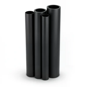 HDPE Pipes PE 100 Pressure 6 Bar Outside Diameter 630 mm Thickness 35.8 mm Black