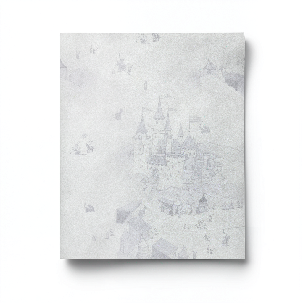 Youth and Children Wallpaper Gray 10m x 0.53m Model 297607
