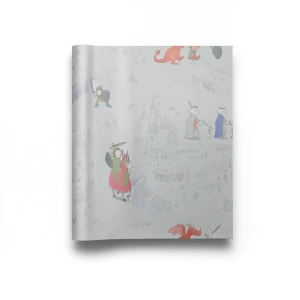 Youth and Children Wall Decoration Gray, 10m x 0.53m, Model 297706