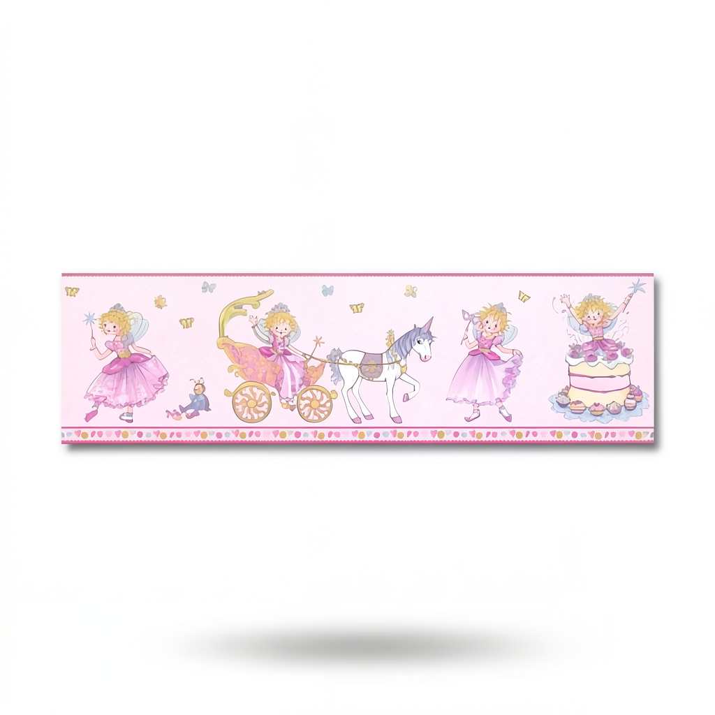 Youth and Children Wall Decoration Pink, 10m x 0.53m, Model 298901