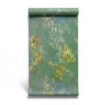 Italian Wall Decoration 10m x 0.73m Green, Model 24025
