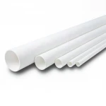 مواسير UPVC الوطني جدول 40  مقاس 8 إنش سمك 8.18 مم لون أبيض