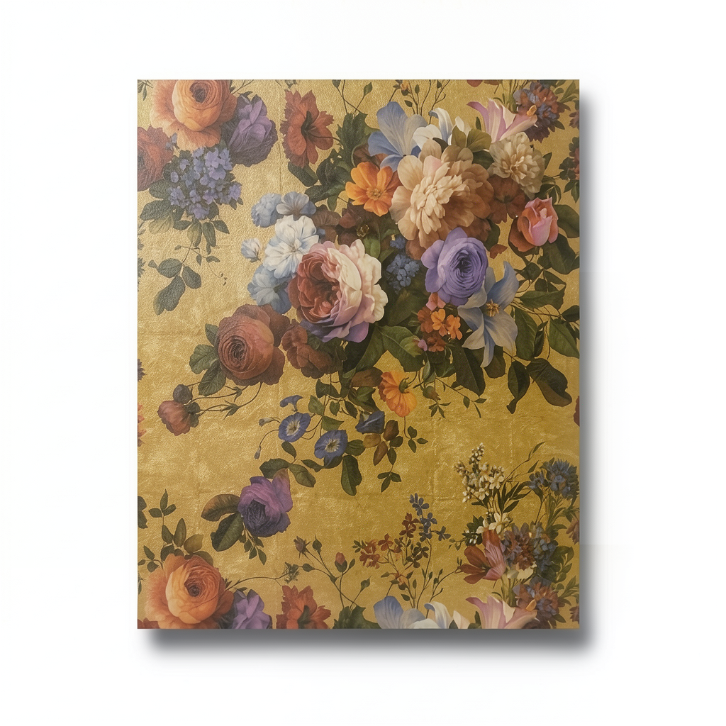 Italian Wall Covering 10m x 0.73m Golden Brown, Model 24049