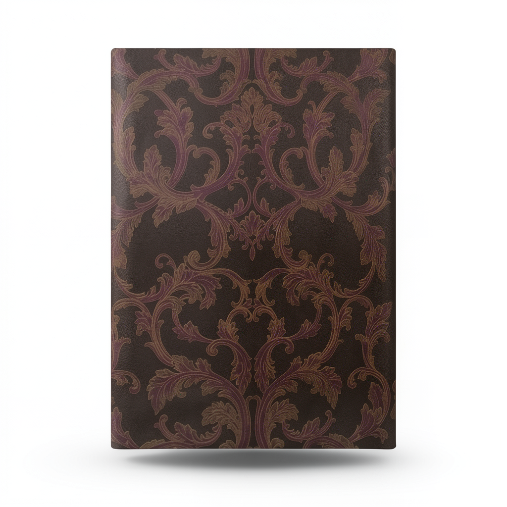 Italian Wallpaper Dark Brown Color 10m x 0.73m, Model 24032
