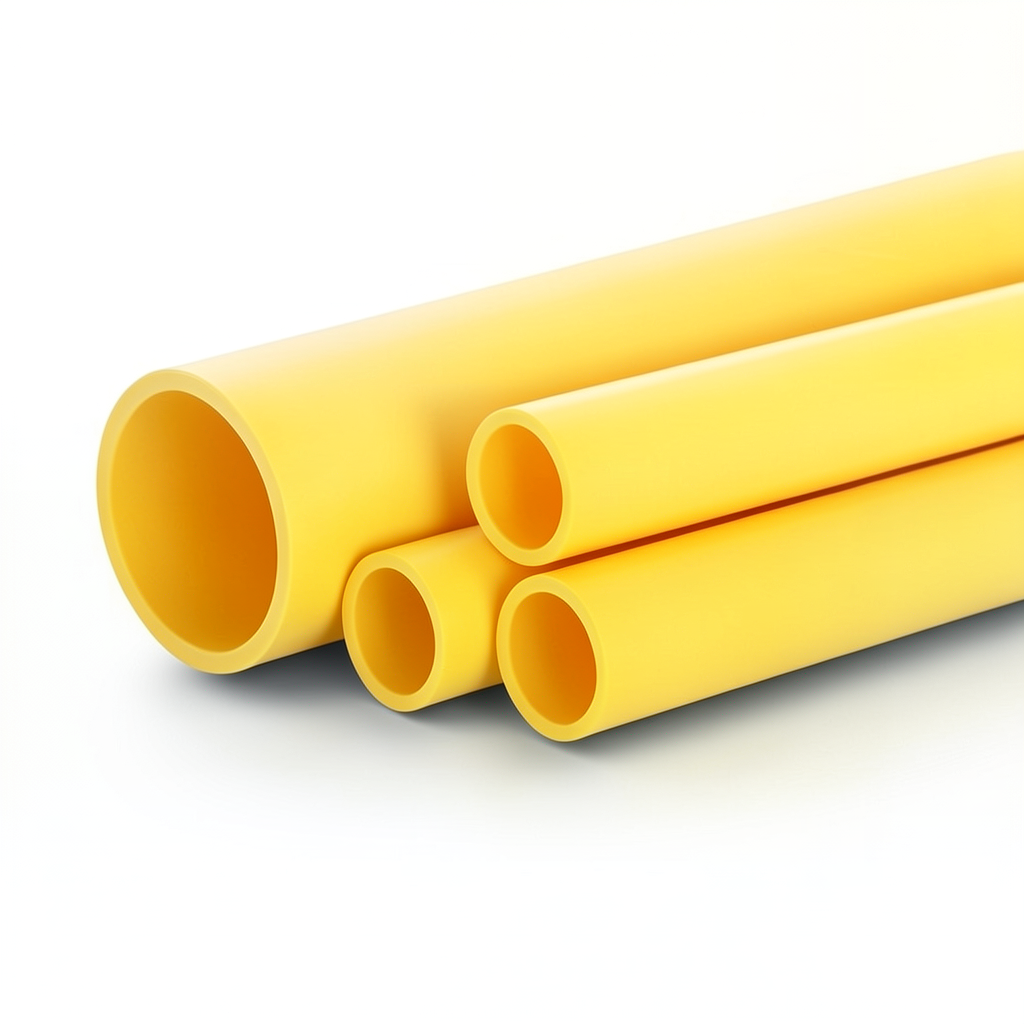 Al-Rajhi HDPE Pipes PE 100 Pressure 6 Bar Outside Diameter 355 mm Thickness 20.2 mm Yellow