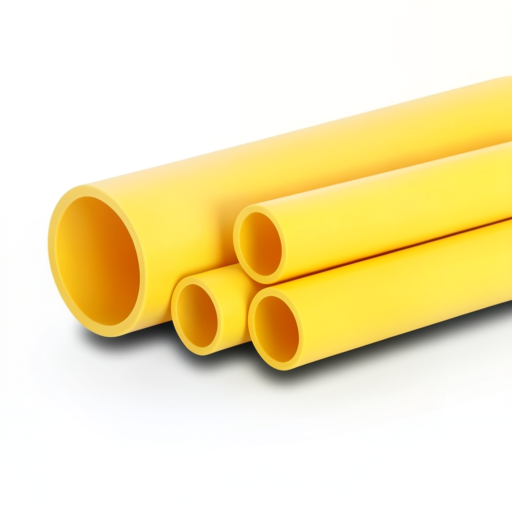 Al-Rajhi HDPE Pipes PE 100 Pressure 6 Bar Outside Diameter 500 mm Thickness 28.4 mm Yellow