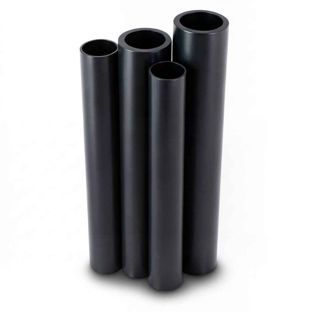 Al-Rajhi HDPE Pipes PE 100 Pressure 6 Bar Outside Diameter 200 mm Thickness 11.4 mm Black