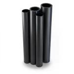 مواسير HDPE PE 100 ضغط 10 بار قطر خارجي 160 مم سمك 14.6 مم لون أسود