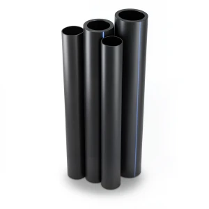 مواسير HDPE PE 100 ضغط 10 بار قطر خارجي 160 مم سمك 14.6 مم لون أسود