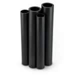 مواسير HDPE بولي ايثيلين عالي الكثافة PE 100 ضغط 6 بار قطر خارجي 225 مم سمك 12.8 مم لون أسود