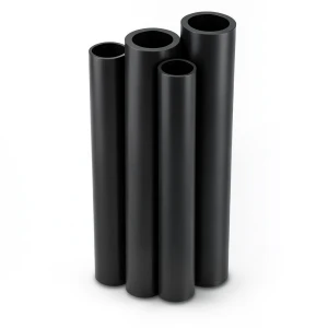 HDPE Pipe PE 100 Pressure 6 Bar Outside Diameter 225 mm Thickness 12.8 mm Black