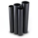 مواسير HDPE PE 80 ضغط 8 بار قطر خارجي 160 مم سمك 14.6 مم لون أسود