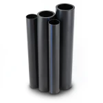 مواسير HDPE PE 100 ضغط 6 بار قطر 250 مم سمك 14.2 مم لون أسود