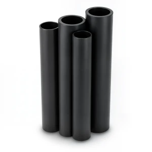 مواسير HDPE PE 100 ضغط 6 بار قطر 280 مم سمك 15.9 مم لون أسود