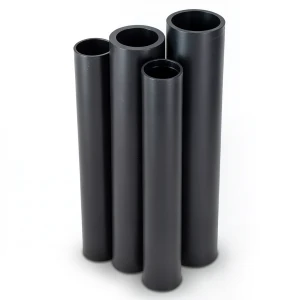مواسير HDPE PE 100 ضغط 6 بار قطر 280 مم سمك 15.9 مم لون أسود